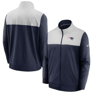NWOT Patriots Nike Blue and Gray Sport  Jacket ,size XL